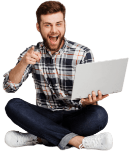 happy man with the laptop 1 1